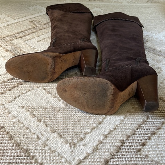 Michael Kors Brown Suede Boots - Picture 2 of 3